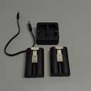 Lesaps 2-Pack Replacement Battery for Ring Doorbell - 7200mAh Rechargeable Camera Batteries with Charger Station for Ring Video Doorbell 2/3/3 Plus/4, Spotlight Cam, Stick Up Cam