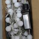 JMEXSUSS 100 LED Connectable Globe String Lights Indoor Bedroom, 33ft Warm White Christmas Lights Plug in with Remote, 8 Modes Hanging Fairy Light Outdoor for Room Classroom Party Spring Home Decor