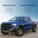 KARPAL Tailgate Molding Trim Compatible with Ford F150 2015-2020, Flexible Flex Step Cap Top Trim Protector Cover w/Release Button, Replaces FL3Z9940602B FO1904135
