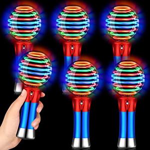 5 Pieces Light up Magic Ball Toy Wand for Boys Flashing LED Wand Light up Toys for Teens Girls Spinner Light Show Spin Sensory Toys for Birthday Party Favor Gifts Classroom Prizes 5 Pieces Light up Magic Ball Toy Wand for Boys Flashing LED Wand Light up Toys for Teens Girls Spinner Light Show Spin Sensory Toys for Birthday Party Favor Gifts Classroom Prizes