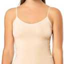 VAVONNE Spaghetti Strap Camisole Tank Tops for Women, Basic Slim-Fit Cotton Cami Undershirts M