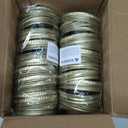 24Pcs Gold 70mm 2.76" Regular Mouth Mason Jar Canning Bands,Silver Reusable Replacement Metal Rings, Practical Screw Jar Bands Leak Proof Tinplate Metal Bands Rings (24)