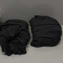 Split King Size 5 Piece Sheet Set - Comfy Breathable & Cooling Bed Sheets Set - Hotel Luxury Bedding for Women, Men, Kids, Teens, Boys & Girls - Deep Pockets, Soft and Wrinkle Free - Oeko-Tex - Black