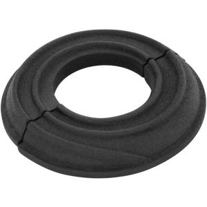 Renovators Supply Manufacturing Escutcheon Plate 3.88 in OD Escutcheon 1.5 in IPS Black Finish Aluminum Radiator Flange