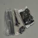 Camera Ground Stake Mount for for Ring Stick Up Cam Battery HD Security Camera, Metal Spike Pole Mount with Weatherproof Silicone Case for for Ring Stick Up Cam (3rd Generation)