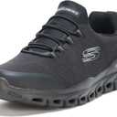 Skechers Men's Glide-Step RYLA Sneaker, Black/ Black, 8 Wide