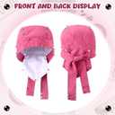 1 Pcs Pink Studded Biker Cap for Women, Cycling Cap Motorcycle Helmet Stylish Biker Headwrap for Riding Outdoor Activities (Cloth)