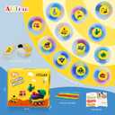 Artpar Kids Air Dry Clay Kit,12 Pack Traffic Modeling Magic Clay Sculpting Set | Ultra Light & Soft DIY Art & Crafts School Classroon Projects,Home Party Favors Supplies for Boys Girls Adults