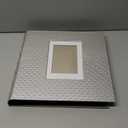 Colemoly Photo Album 4x6 500 Photos Button Grain Leather Cover Ample Capacity Albums Holds 500 Horizontal and Vertical Pictures Baby Gift(White, 500 Pockets)