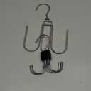 2 Pack Hat Hanger for Closet, Collapsible Metal Hat Organizer for Baseball Caps, Racks with 4 Big Hooks, 360 Rotation Space Saving Hangers, Better Organizer&Display for Tie, Scarves