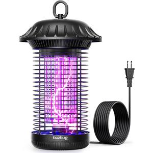 Buzbug LED Bug Zapper Indoor Outdoor, Up to 50000 Hrs Lifespan Lamp, Energy Saving & Dual Band Attraction, 5.6 ft Power Cord, High Voltage Mosquito Fly Zapper Trap Killer MO008C