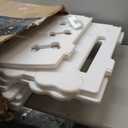 2-Panel Add-On Set | Fits 4/6/8/10 Panel Harbor Dog Playpens  Lightweight Premium HDPE Panels with Connectors (White)