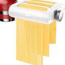 KitchenAid 3 in 1 Pasta Maker Set - Pasta Roller & Spaghetti/Fettuccine Cutter Attachments (White)