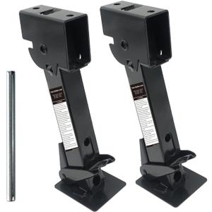Pair of Trailer Stabilizer Jacks Telescoping RV Camper Accessories for Travel 450kg(1000 Lbs) Capacity Each, 11.5"-18"