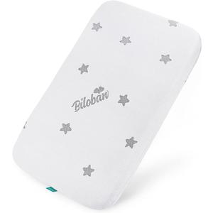 Bassinet Mattress Pad Fit for 33"x 20" Baby Delight, Jimglo, Babybond, Cowiewie, Mika Micky, Koolababy and Angelbliss Baby Bassinet, Waterproof Breathable Soft with Removable Zippered Cover