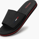 Mens Adjustable Slides Sandals Slip On Sandals Comfortable Athletic Anti-Slip Slides