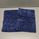 BAOLIZEGAO Navy Blue Decorative Throw Pillow Covers 18x18 Inch Set of 2 Cozy Soild Chenille Cushion Cases Soft Textured Square Couch Pillows Cover Boho Accent Farmhouse Pillowcases for Sofa Bed