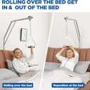 Trapeze Bar for Bed Mobility, Free Standing Trapeze Bar, Assisting Patient and Elderly in Bed, Strong and Work Well, 42.5L× 31.5W×62H