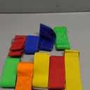 10 PCS 3 Legged Race Bands Three Legged Race Durable Firm Elastic Tie Rope Colorful 3 Leg Race Band for Outdoor Activities and Party Activities