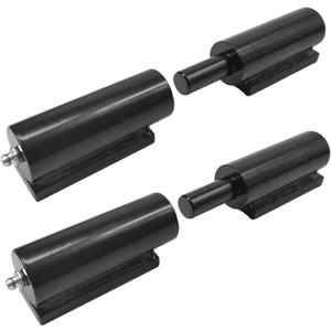5 inches Gate Hinge 2 Pack Heavy Duty Steel Barrel Hinge 450 Lbs Load Capacity for Door Swing Trailer Ramp -Weld On Install