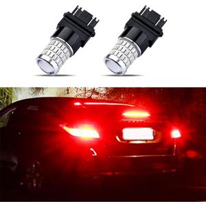 2Pcs 3157 LED Bulbs, 3056 3156 3057 4157 LED Replacement Bulbs, Super Bright LED Turn Signal Bulbs for Front Rear Turn Signal Light Blinker Parking Side Marker Brake Lights (Brilliant Red)
