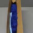 Microfiber Duster for High Ceiling Fan Blades, Cobweb with Extension Pole Adjusts 15-82 Inch, Reusable Cleaning Duster Kit with 3 Duster Heads for Wall Blinds Door Furniture Bookshelves (Blue)