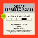 San Francisco Bay Decaf Whole Bean Coffee, Decaf Espresso Roast (32 oz Bag), Medium-Dark Roast Coffee Beans, Swiss Water Processed (EXP 10/08/25)