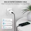 Long USB C Cable [12ft, 2-Pack], etguuds Fast Charging USB A to Type C Charger Cable Braided for Samsung Galaxy S22 S21 S20 Ultra 5G S10 S10E S9 Note 20 10 9, A10e A20 A33 A32 A50 A70, LG, Moto, Pixel