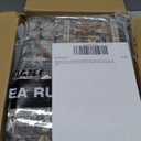 6x9 Rug, Stain Resistant Washable Area Rugs with Anti-Slip Backing, Vintage Large Bedroom, Living Room Rugs, Foldable Soft Rug (Grey/Brown/Tan, 6'x9')