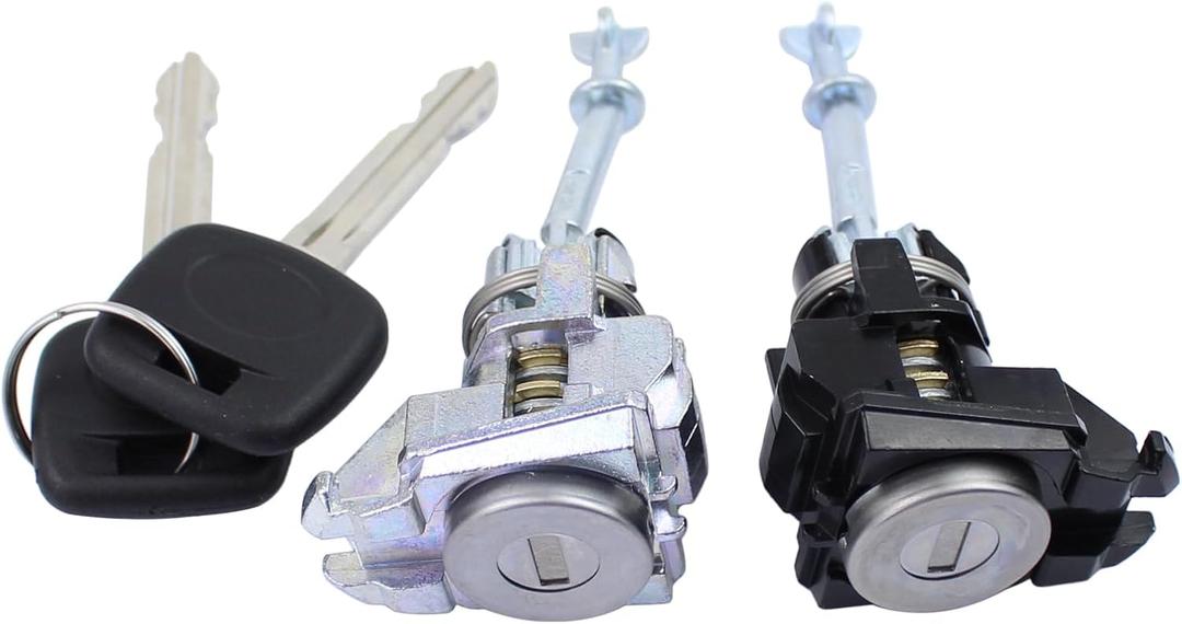 Front Driver and Passenger Side Door Lock Cylinder for Toyota Camry 2002-2006