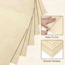MECCANIXITY 4pcs Basswood Sheet 15x15x1/8 Unfinished Wood Plywood Boards