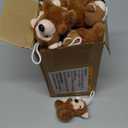 Shappy 30 Pcs Mini Stuffed Monkey Toys Small Monkey Stuffed Animals Bulk for Baby Shower Safari Nursery Decor Birthday Classroom Prizes Gifts