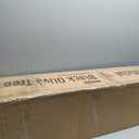 Artificial Black Olive Tree 7FT - Faux Olive Trees with Modern White Planter & Moss for Indoor Home Decor - UV Resistant Potted Tall Fake Plants for Living Room Office Porch Outdoor, VN124