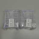 2pcs Upgraded Adjustable Aquarium Plant HolderFish Tank Plants Holder,Fish Tank Aquaponics Plant Cultivation and Aquarium Landscape Decoration with Hooks and Suction Cup(Transparent)