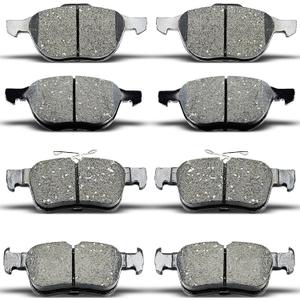 D1044 D1665 8pcs Front Rear Ceramic Brake Pads Fit For 2017 2018 2019 For Ford Escape