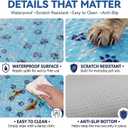 Dogs Cooling Mat,Self Cooling Dog Bed, Patented Non-Toxic Gel Cooling Pad for Pets, Durable Waterproof Dog Cooling Mat for Small, Medium, Large Dogs and Cats, Indoor Outdoor Summer Use(Small)