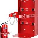 Heavy Duty Vehicle Bracket,Fire Extinguisher Brackets&Mounts-St12 Steel Red, Fit 20lb Dry/10lb Co2 Extinguisher-for School,Garage,Vehicle,Boat,Truck Generic Replacement for 810 by amerex