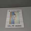 Beliran Nonna Gifts Picture Frame 5x7, Grandma Photo Frame, Christmas Mothers Day Birthday Gifts for Nonnas, My Favorite People Call Me Nonna Wooden Picture Photo Frames for Desk Home Room Decor