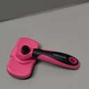 Swihauk Self Cleaning Slicker Brush for Dogs & Cats - Skin Friendly Grooming, Deshedding, Hair Removal for Puppies & Long/Short Haired Pets, Pet Supplies Accessory, Pink