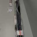 Reinforced 42 Extra Tall Retractable Baby Gates with Rods, Extends up to 60 Wide, Tall Retractable Dog Gate for Doorways Prevent Crawling Through Mesh Pet Gate Indoor Outdoor, Black