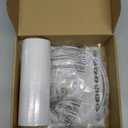 White Lamp Shade, Small Drum Lampshade 8.7" Top x 8.7" Bottom x 8.8" High (Spider), Replacement Lamp Shade Natural Linen Hand Crafted for Table Lamps Floor Lamps Chandelier Lamp, Assembly Required