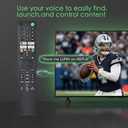 Voice Remote Replacement for Sony Smart TV Control:Comptible for 2019-2025 Sony Bravia OLED LED 4K 8K UHD, for Android Google TV with Shortcuts YouTube and Disney+ etc.
