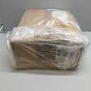 42 Inch Flush Mount Ceiling Fans without Lights, Small Black Ceiling Fan with Remote, 6-Speeds, Quiet Reversible DC Motor, Indoor/Outdoor Ceiling Fan for Patio, Living Room, Bedroom