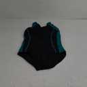 beautyin Women's One Piece Athletic Racerback Swimsuit Slimming Bathing Suit (Medium, Black Green)