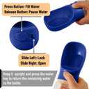 Mr. Pen Portable Dog Water Bottle, 19 oz, Large, Navy Blue, Travel Dog Water Bottle Dispenser, Not Dishwasher Safe
