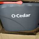 O-Cedar EasyWring Microfiber Spin Mop, Bucket Floor Cleaning System, Red, Gray, Standard