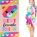 Franco Kids Cotton Beach Towel, 58 in x 28 in, Build A Bear