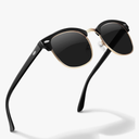 livho Rimless Trendy Polarized Sunglasses Men Women, Retro Sun Glasses for Men Women 2025, Semi Rimless UV Protection Shades