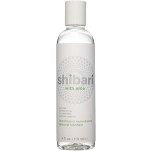 2 x Shibari Premium Aloe Water-Based Personal Lubricant for Couples and Women (Aloe, 4 Fl Oz)