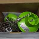 Immersion Hand Blender, UTALENT 5-in-1 8-Speed Stick Blender with 500ml Food Grinder, BPA-Free, 600ml Container,Milk Frother,Egg Whisk,Puree Infant Food, Smoothies, Sauces and Soups - Green